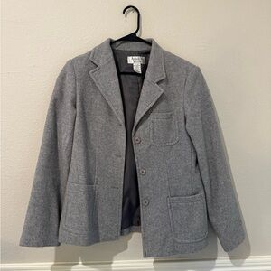 Vintage Andrea Viccaro Gray Wool Blazer Medium